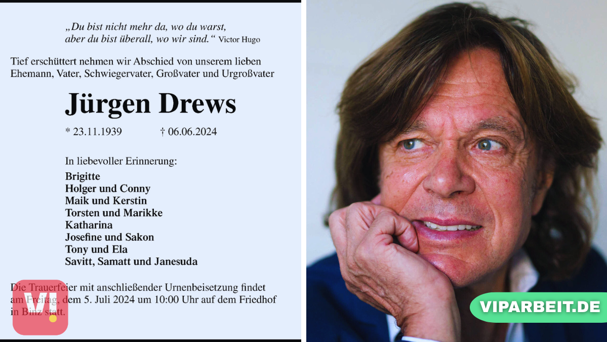 jürgen drews verstorben heute